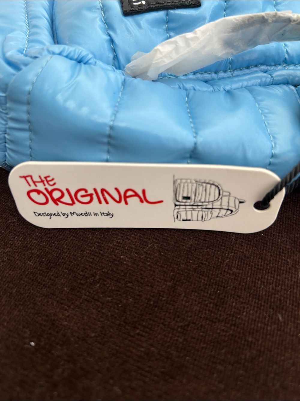 Italian Made Quilted Mini Backpack - Picture 5 of 5
